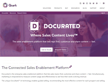 Tablet Screenshot of docurated.com